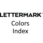 Lettermark™ Colors Index