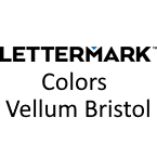Lettermark™ Colors Vellum Bristol
