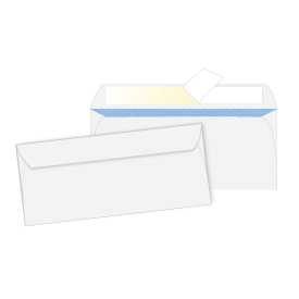 Wesco Security Envelope - Kwik-Tak - White Wove