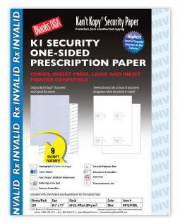 K1 Kan&#039;t Kopy Offset Rx Paper