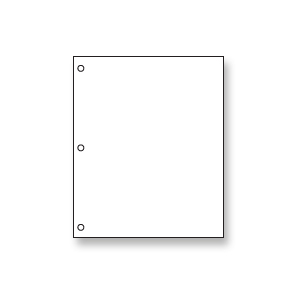 White Bond - 3 Hole Punch
