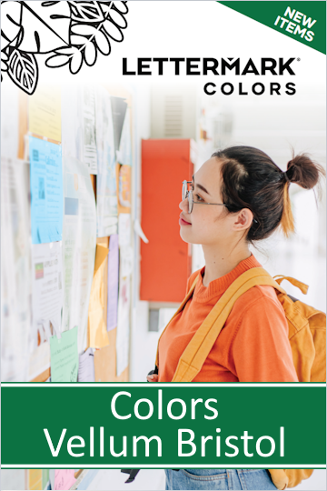 Lettermark™ Colors Vellum Bristol